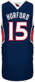 NBA Atlanta Hawks 15 Al Horford Authentic Road Blue Jersey